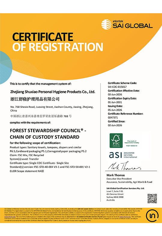 FSC Certificate -Zhejiang_page-0001