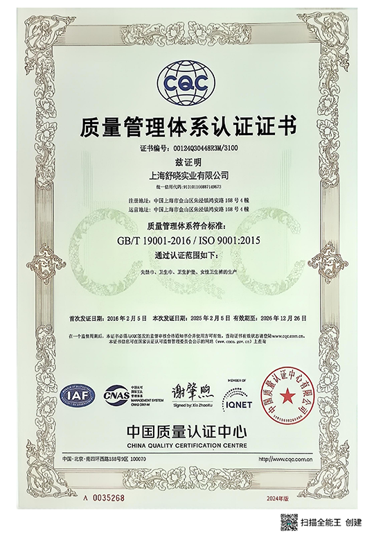 ISO 9001 / Quality Management System